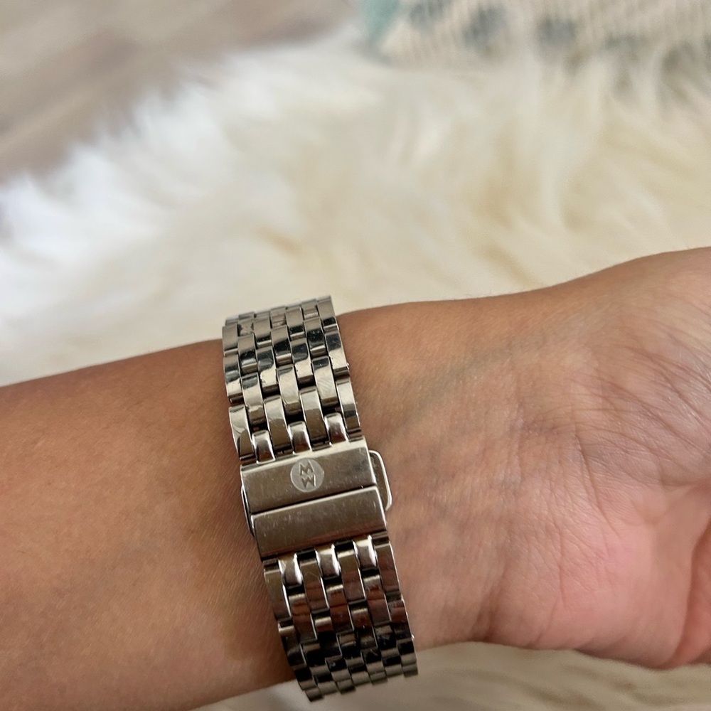 *TODAY ONLY* Michele Sidney Diamond Watch- Pink Dial - Picture 9 of 11